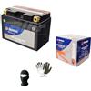 MOTO SPORT MONDO COMPATIBILE CON HONDA 700 XL V Transalp 2012 BATTERIA YTZ14S-BS BATTERIE 11.2 AMPERE PRONTA PER L'UTILIZZO SPECIFICA AVVIAMANTO MOTORE MOTO SCOOTER 150X87X110MM