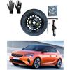 D'ANGELO 1988 Kit Ruotino di Scorta 16 compatibile con Opel Corsa-E 4 fori (2014-08/2019) con Cric, Chiave, Guanti e Sacca