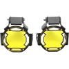 Mcrnwbip Fari Motocicletta Protezione Per BMW Per R 1250 GS Per Adventure Per R1200GS Per LC Protezione Fendinebbia Ribaltabile Griglia Protezione Faro Copertura(Yellow)