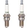 TORCH 2pcs D8RTC Candele di Accensione Sostituire per 4929/DPR8EA-9 5829/DP8EA-9 2120/D8EA 7162/DR8EA, per 809/8809/RA6HC OE083,per 4101/X24ESR-U X24EP-U9,per R121XLS S102F, for 4163, OEM
