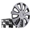 RIDEX Copricerchi 14 pollici argento nero Copricerchi Auto 100009A0037