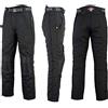 Texpeed Sovrapantaloni moto da uomo rinforzati con zip Cordura invernale/estiva Impermeabili - Tutte le taglie - Con protezione CE Armour (EN 1621-1) - Nero - S Girovita/Gamba Lunga
