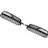 Artudatech Griglia paraurti Anteriore Front Lower Bumper Fog Light Cover Grille Fit for Audi A3 S3 S-Line 2013-2016 (No Logo)