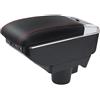 YJYWZH per Opel Astra H Bracciolo Scatola Doppio Strato Console di Stoccaggio con Portabicchierii