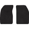 Motohobby Tappetini in velluto per auto, adatti per Renault KANGOO I, anteriori, nero