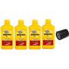 Generico 4 LITRI OLIO MOTO XTC C60 10W30 + FILTRO HIFLO HF 204 compatibile con Bardahl HONDA X-ADV INTEGRA 750 CRF 1000 1100 AFRICA TWIN