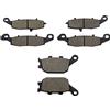 SOMMET Pastiglie freno Anteriori + Posteriore per SV 400 (03-05) SV 650 (03-15) GSF 650 Bandit (05-06) GSR 750 (11-14) DL 1000 V-Strom (02-10) LT229-231-174