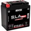 Motocar Batteria BS Sla-Max BTX14H 12 V 14 Ah 220 CCA B MW R 1200 GS ADVENTURE 2005/2019
