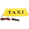 Tiiyee LED Taxi Segno, Taxi Segno, Dc 12v Auto Segnale Luce,Sign Lampada con Base Sigillata Magnetico Super Brillante Impermeabile Diurna Luci Diurne Lampadina Alta Luminosità Adatto Roof Top Car Light Decor