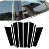 GUDFBALE Adesivo per montante B per auto, adatto per Jeep Renegade 2015-2020 nero lucido, decorazione per finestrino auto, colonna, accessori adesivi