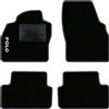 QUEMAR Tappetini Auto per Polo VI dal 2017, Bordo Antracite, 1 Ricamo | AW1 - AE1 / Kit Tappeti Moquette e Gomma su Misura / Set 2 Anteriori + 2 Posteriori / Ricami e Colori Personalizzati