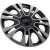 LAPYAPPE Copricerchi in PP Resistente Copri Ruote per Auto Protezione da Schizzi d Acqua Accessorio Decorativo Argento per Cerchi Auto