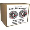 VSK Catene da neve 4.00/4.80-8 + chiave per spazzaneve, trattorino tosaerba per pneumatici ref. 4.00/4.80-8