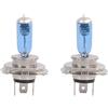 ESUPPORT E Support - 2 lampadine alogene per auto, H4, 6000 K, allo xeno, colore bianco