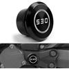 Bruce & Shark Coperchio Tappo Tappo Foro Telaio Nero CNC Adatto per Yamaha per Tmax TMax 530 2005-2016