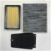 ABHAI Filtro abitacolo e batteria adatto for Toyota Corolla Hybrid C-HR 1.8 Hybrid Prius 1.8 Hybrid (PHV) 17801-0M030 G92DH-47070 (Color : 3 Filters 1 Set)