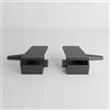 Generico Perni Cappelliera Compatibili con Peugeot 206 Station Wagon Supporti Ganci Tendina Baule Riparazione Clip SX DX Rullo Pannello