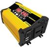 QIFANB Power Inverter Trasformatore DC 12V A AC 110V 220V Tensione Doppia USB Alimentazione Intelligente Inverter Auto 4000W/3000W Per Convertitore Onda Sinusoidale Pura Invertitore(4000W 220v)