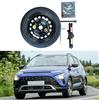 D'ANGELO 1988 Kit Ruotino di Scorta 16 compatibile con Hyundai Bayon con Cric, Chiave e Sacca