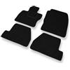 Mossa Tappetini auto in feltro compatibili con Ford Focus III (2010-2018) - tappeti auto - nero