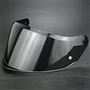 Generico Visiera for Ca-sco da moto FF808 for LS2 FF808 Sostituisci parabrezza anti-UV antigraffio antipolvere Caschi Attrezzatura Accessori(Dark Black)