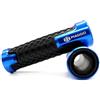 LIJUNSHANI Estremità Del Manubrio Per Piagg&io Beverly 300 MP3 500 Medley Liberty Zip 50 150 125 Moto Manopole Manubrio 7/8 22mm Manopole(Blue)