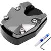 Qfdiwr Alzatore Supporto Moto 7,4x5,4x3,4 Cm Tappetino Supporto Del Motociclo Bordo In Rilievo Per Guida Parcheggio Facile Parcheggio Per Parcheggio Esterno, Garage Personale, Parcheggio Pubblico