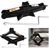 AUTOFU Martinetto a forbice per auto, 2 tonnellate, antiruggine, con manovella, altezza massima di 39 cm, per Opel Corsa, Astra, Zafira, Insignia, Meriva, Audi A3, A4, A5, Q3