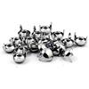 GZM SET KIT 20 BORCHIE CROMATE DECORATIVE PER BORSE, SELLE MOTO, MUSTANG, PER HARLEY DAVIDSON UNIVERSALI