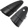 Motoforti Maniglia esterna per portiera anteriore sinistra e destra con motivo in fibre di carbonio adatta per Honda CRZ CR-Z 2011-2015 No.72181SZT003ZE/72141SZTG01ZE - Confezione da 2