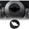 KUNGKIC Indicatore Centrale Decorativo In Fibra di Carbonio Autoadesivo Per Mini Cooper E SE J01 EV U25 Countryman F65-7 Cooper S 2024-25 Accessori (Nero)