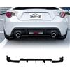 IDENUONA Diffusore posteriore per auto Lip per Subaru BRZ Scion FR-S GT86 2013-2020 2014 nero
