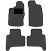 Alpha-Tex Produktions- und Handels GmbH Tappetini adatti per Nissan Pick-up Tipo D22 (Costruzione 1997-2005), Deluxe grigio | 4 pz. | Bordo grigio