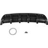 KIMISS Spoiler Auto Universale + Diffusore per Paraurti Posteriore Universale per Paraurti Posteriore con Aletta di Squalo Stile Pinna di Squalo(Nero Brillante) Auto