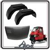 Piaggio KIT PARAFANGO PARASCHIZZI ANTERIORE + 2 PARAFANGO PARAFANGHI POSTERIORI PER PIAGGIO APE 50 PRIMA SERIE VERSIONE MONOFARO MONO FARO ORIGINALE PIAGGIO.