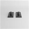 Generico 2 Perni Cappelliera Compatibile Ford KA GANCIO RULLO SUPPORTO CLIP FERMO MENSOLA BAULE PANNELLO COFANO DX SX