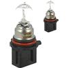 CARALL 2 Pezzi di Lampade Alogena 12V Per Auto (P13W 12V 13W PG18.5d-1)