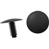 A ABSOPRO Auto Rivetti 5mm x 4mm Plastica Nero (Set di 20)