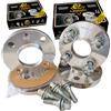IGP IL GOMMISTA PROFESSIONISTA IGP KIT 4 DISTANZIALI RUOTE 12 mm + 12 mm 4x108 65.1 + BULLONI PIATTI compatibili con PEUGEOT 106 206 207 208 306 307 405 406 605 Partner *OK AUTO RUOTA CERCHI IN LEGA