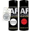 Alex Flittner Designs Auto Vernice Spray Set per Mitsubishi A69 Satellite Silver MetallicBase Trasparente 2x400ml con vernice spray trasparente