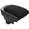 OYHCM Bracciolo centrale per Suzuki Swift 2005-2026,7 USB | Per Suzuki Swift Bracciolo, 6 USB + USB-C, Portabicchieri pieghevole, Doppio vano portaoggetti, Coperchio scorrevole