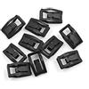A ABSOPRO Cruscotto Fermi 7.5 x 17mm Metallo Nero (Set di 10)
