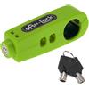 A ABSOPRO Blocco Manubrio Moto Universale Per Scooter Bici Manopola Acceleratore Verde Rotondo Fasce Freno Anteriore E Frizione Antifurto 1 Pezzo