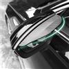 XIAOBINGFA 2 Pezzi Specchietto Retrovisore Pioggia Visiera per Mitsubishi Colt VII/7 VB I 2023-2024, Fibra di Carbonio Texture Auto Specchio Pioggia Sopracciglio Accessori Auto