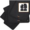 Travall Mats Tappertini Abitacolo Compatibili con Nissan Qashqai J11 (2013-2021) TRM1221 - Tappertini Auto in Gomma Originali