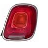 BSSTORE Gruppo Ottico Fanale Posteriore con Bordo Satinato Compatibile con 500X 2015-2018 (Destra - Lato Passeggero)