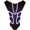 AZgraphishop PARASERBATOIO RESINA 3D COMPATIBILE CON YAMAHA MT-09 2014-2017 GP-084(NWS) (Viola)