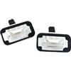 Ltusgt Auto Luci targa Per SAIC Per MG Per RX3 I5 Per EI5 Per MG6 Per HS Per GS Luce Targa Posteriore Luce Baule Copertura Luce Baule Lampada Luce Targa Posteriore Auto Auto Numero Targa Luce(2pcs)