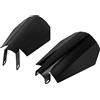 HDBUBALUS Paramani per Moto Paramani Tagliati A Bara Grandi per Harley Touring Street Glide Road King Electra Glide Bagger Bright Black 1 Paio