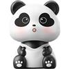 Generic Figura Panda a energia Solare - Panda con Testa oscillante, per Auto per cruscotto | Ornamento Creativo Panda Il cruscotto in Auto, Decorazione per la casa, scrivania, Dolce Regalo